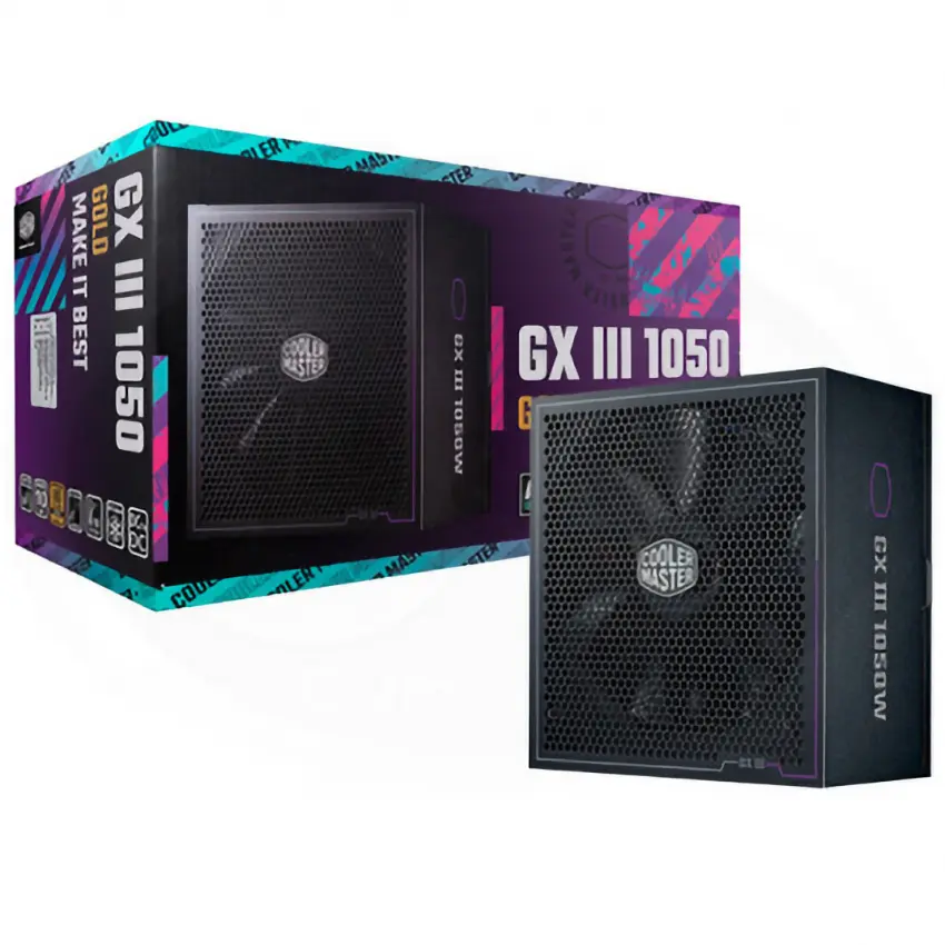 Fuente Cooler Master 1050w Gx Iii 80 Plus Gold Full Modular