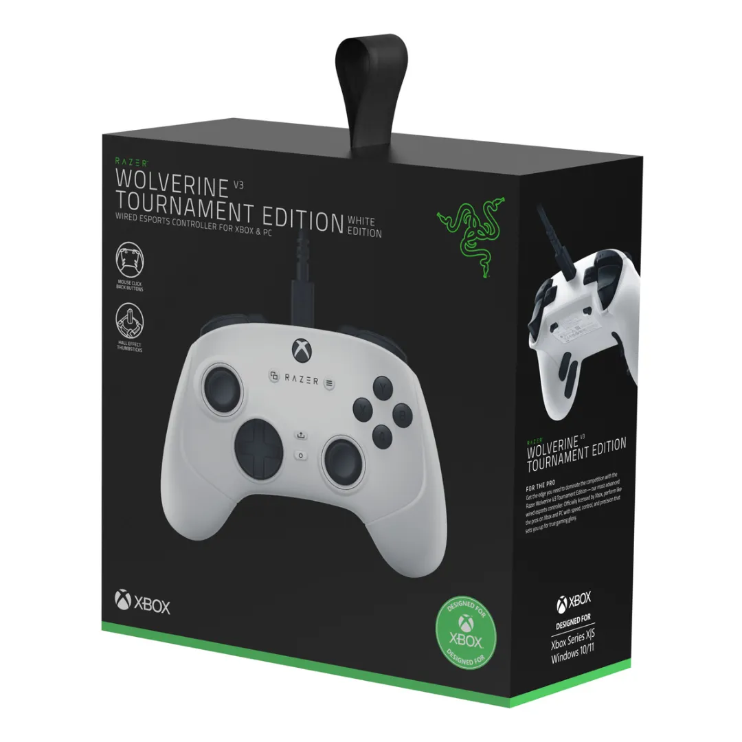 Joystick Razer Wolverine V3 Tournament Edition White
