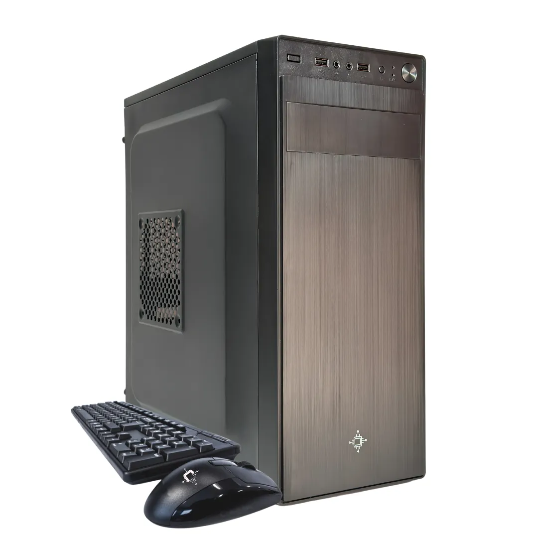 Gabinete Noxi Kit + Fuente 500w + Teclado Y Mouse