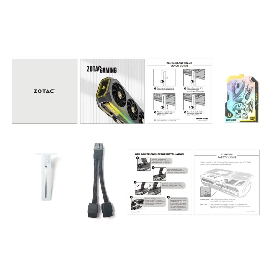 Placa De Video Zotac Rtx 5070 Ti Solid Core 16gb Oc White 3x