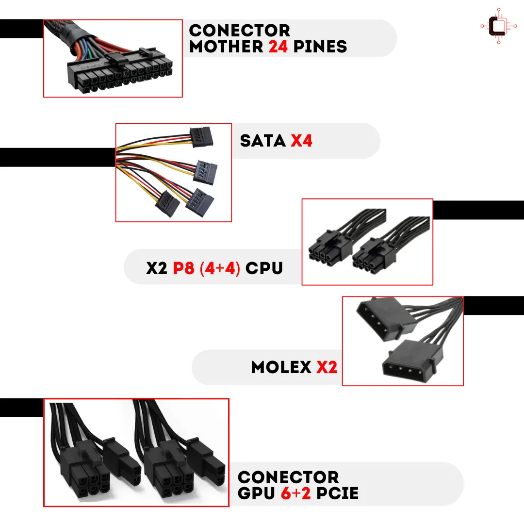 Fuente Noxi Gaming 750w Bronze