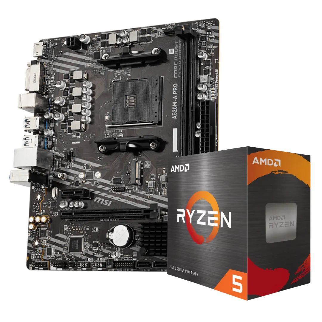 COMBO ACTUALIZACION AMD RYZEN 5600 GT  A520