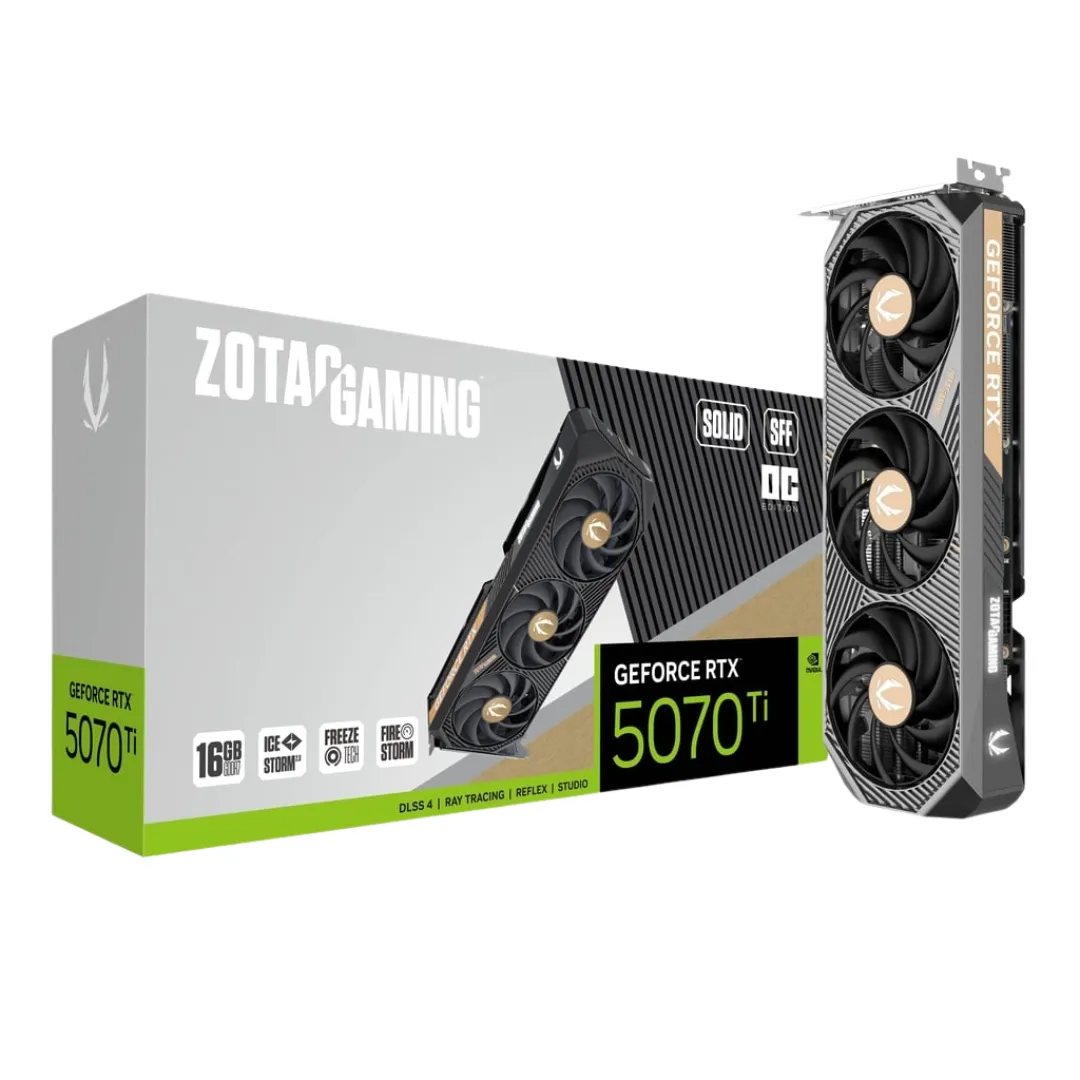Vga Zotac Geforce Rtx5070ti 16g Gaming Solid Sff Oc
