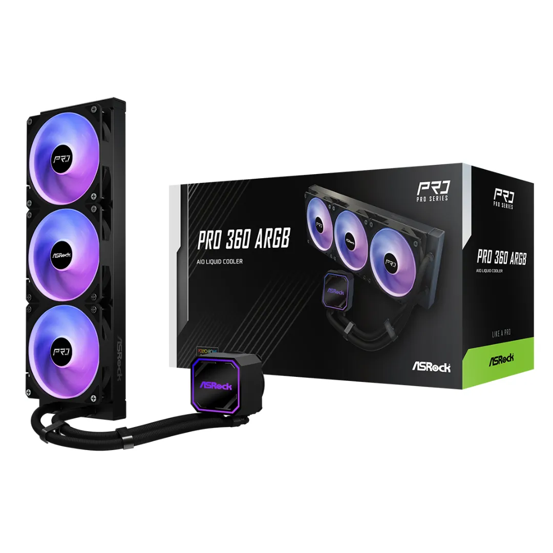 Liquid Cooling Asrock Pro 360 Argb