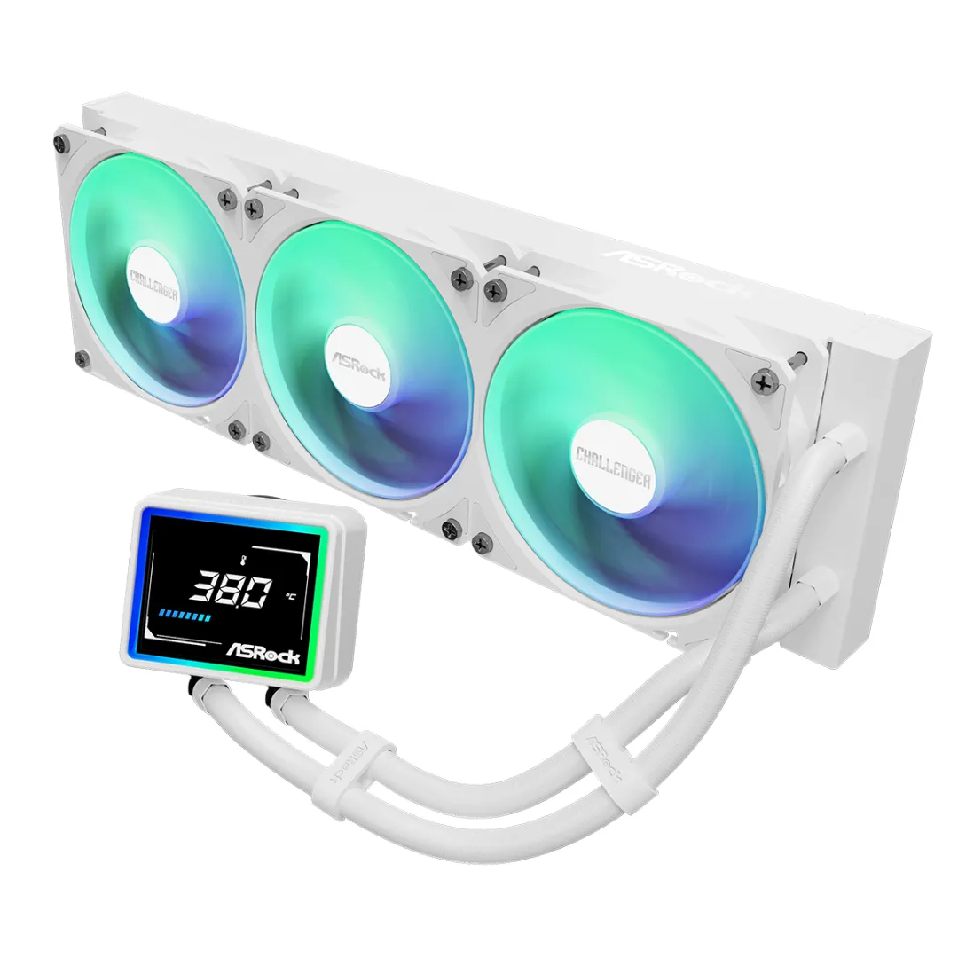 Liquid Cooling Asrock Challenger 360 Digital White