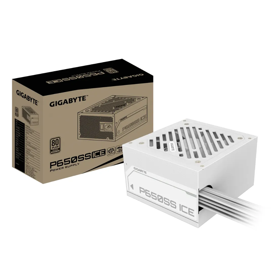 Fuente Gigabyte White 650w P650ss 80 Plus Silver