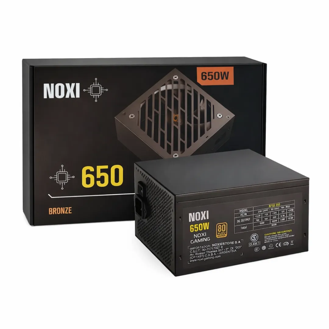 FUENTE NOXI GAMING 650W BRONZE