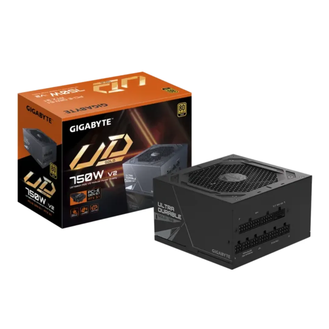 Fuente Gigabyte 750w Ud750gm V2 80 Plus Gold Full Modular