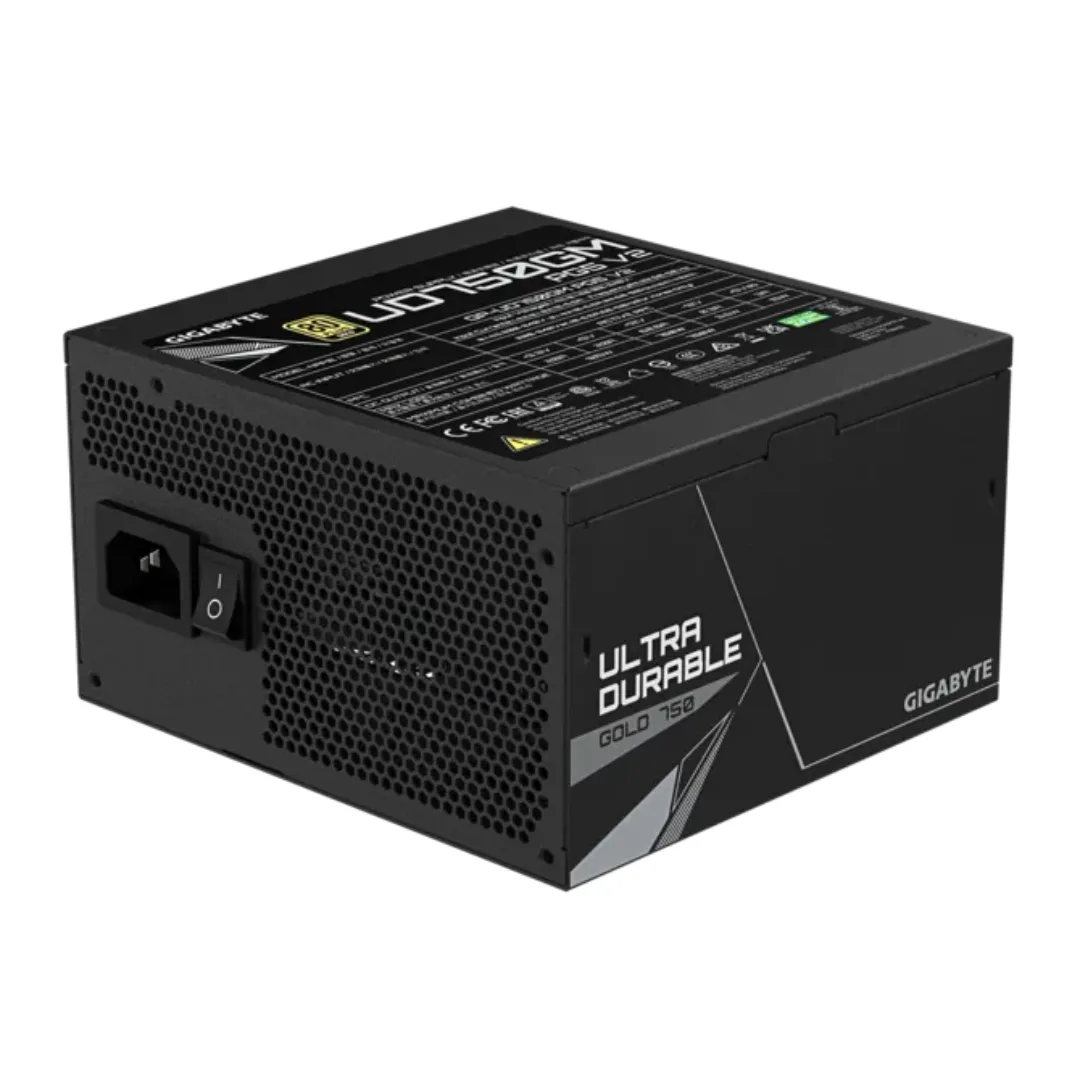 Fuente Gigabyte 750w Ud750gm V2 80 Plus Gold Full Modular