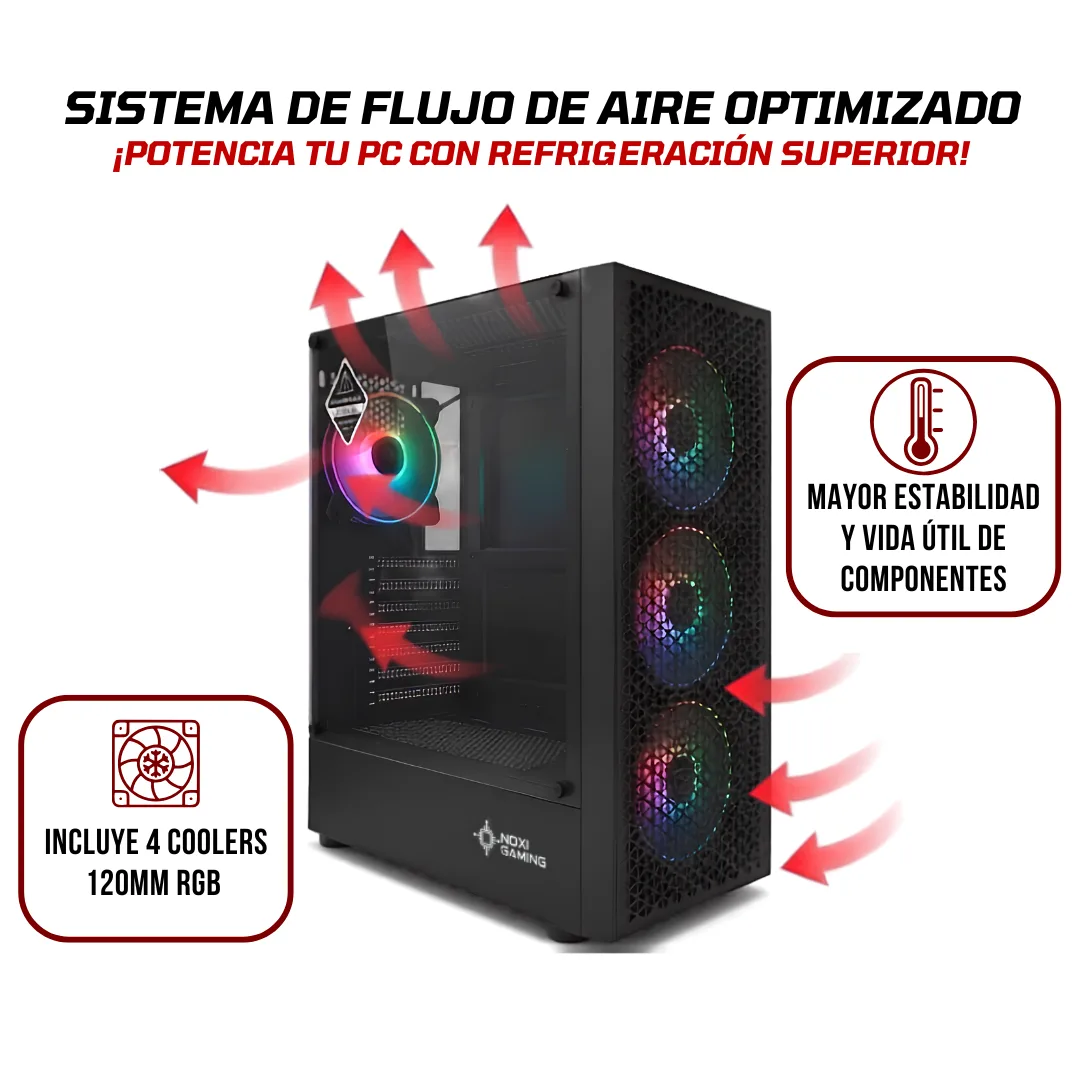 Noxi Gaming Pc Amd Ryzen 7 5700 | 32 Gb | 960 Gb | Rtx 5060
