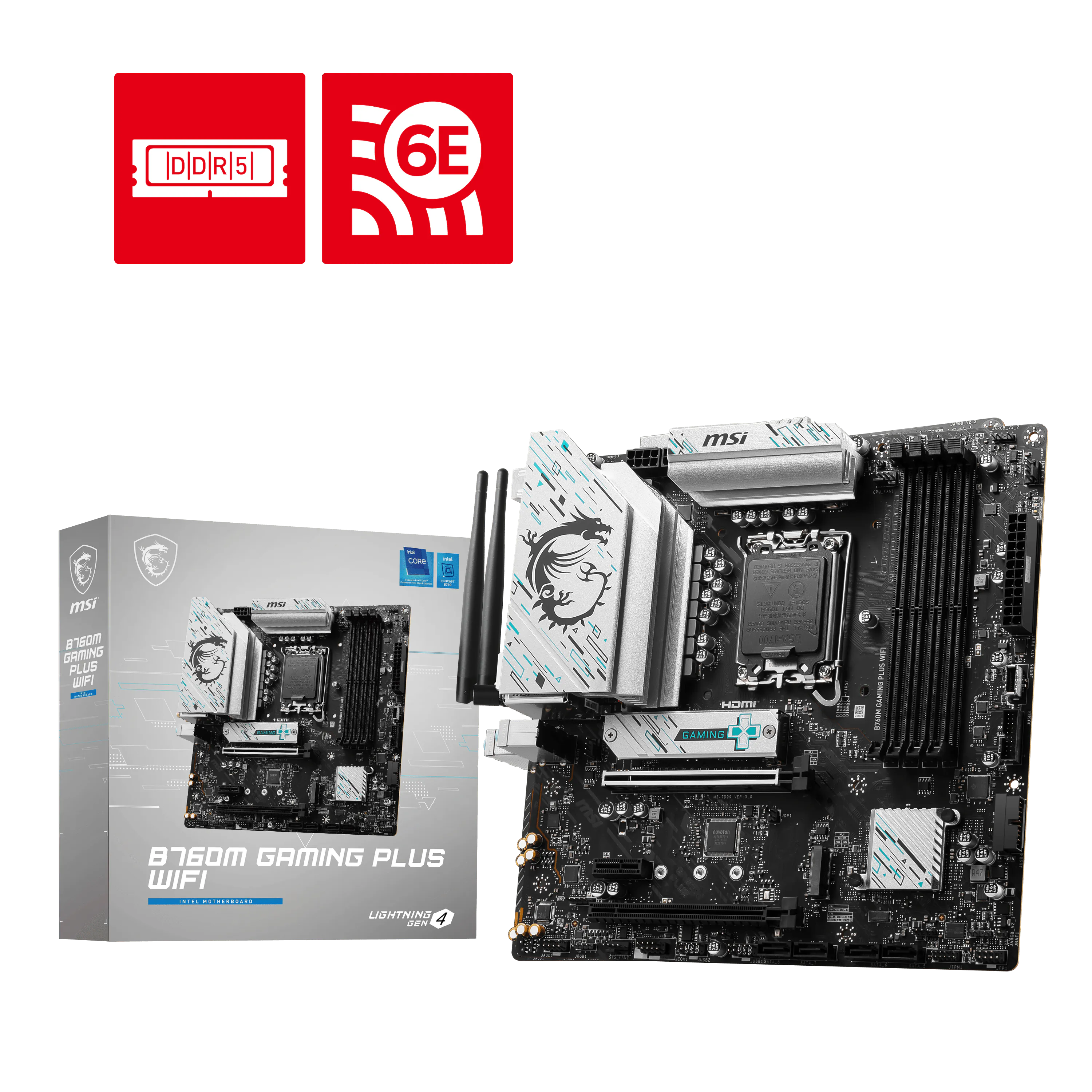 Mother Msi B760m Gaming Plus Wifi Ddr5 1700