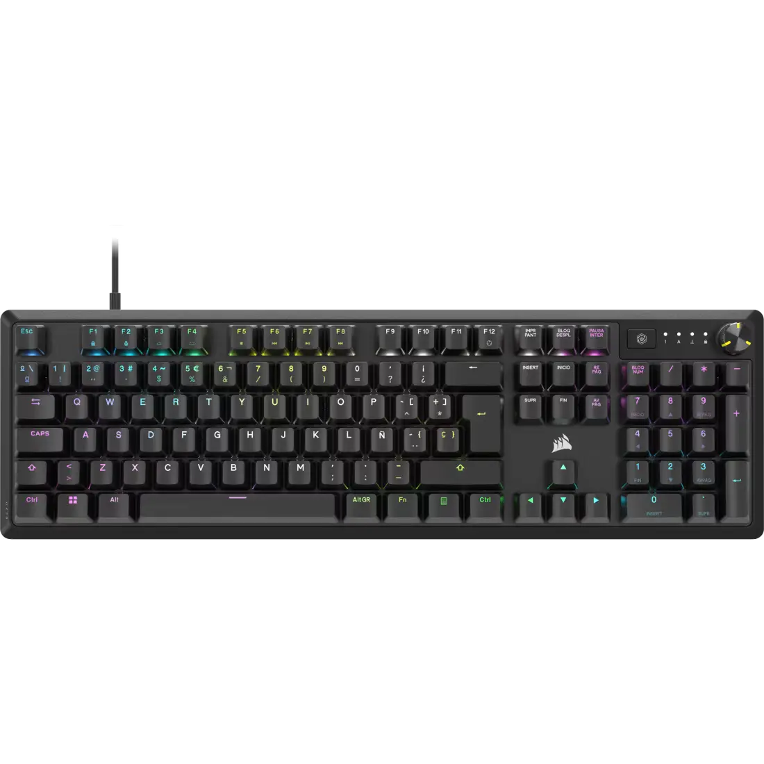 Teclado Corsair K70 Rgb Mecanico Black