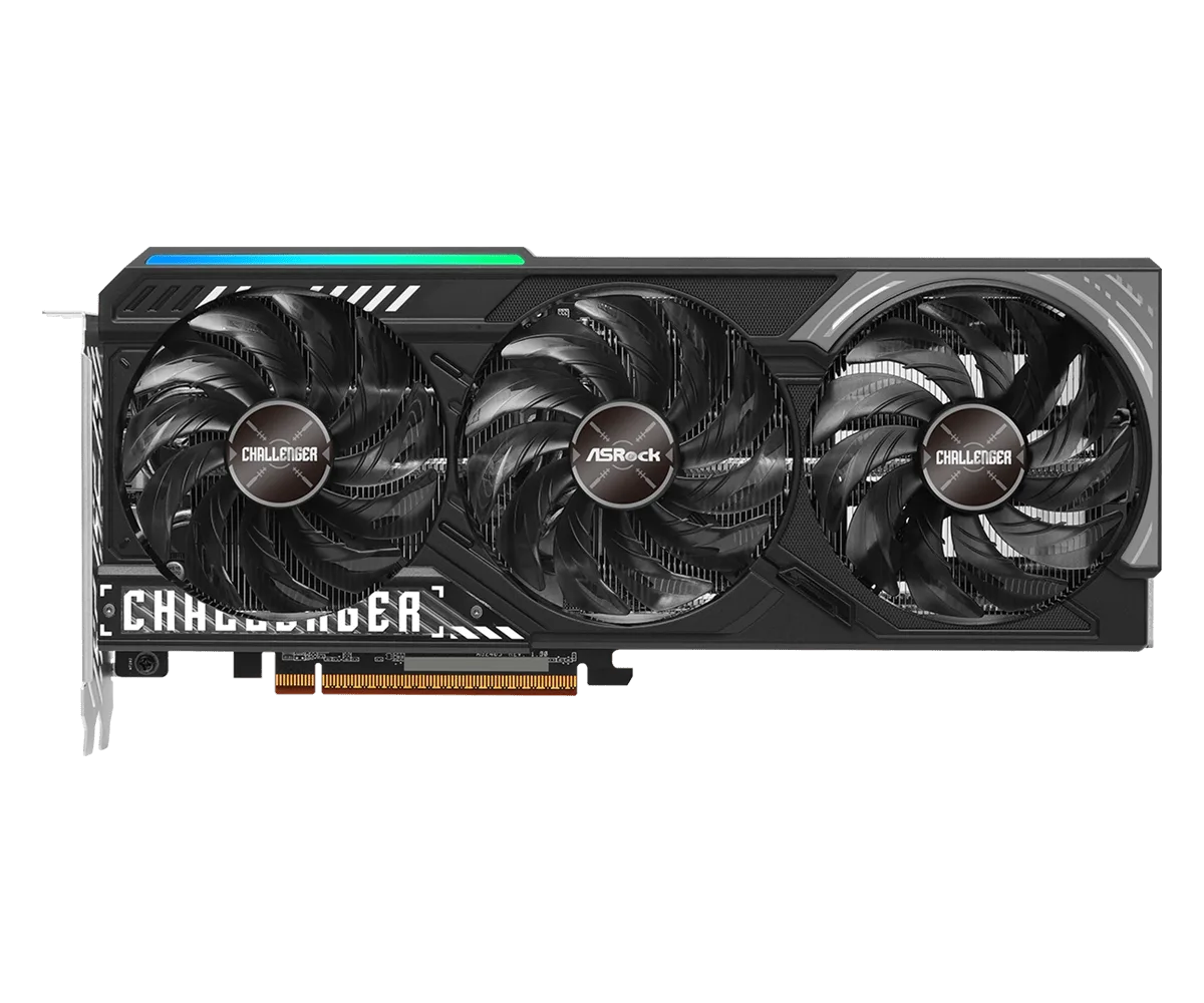 Placa De Video Asrock 9070xt Challenger 16gb 3x