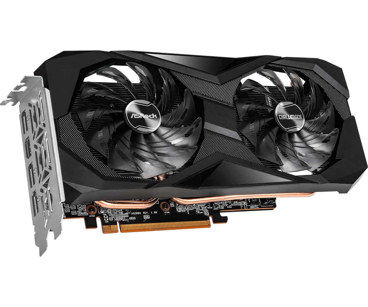 Placa De Video Asrock Rx 7600 Challenger 8gb 2x