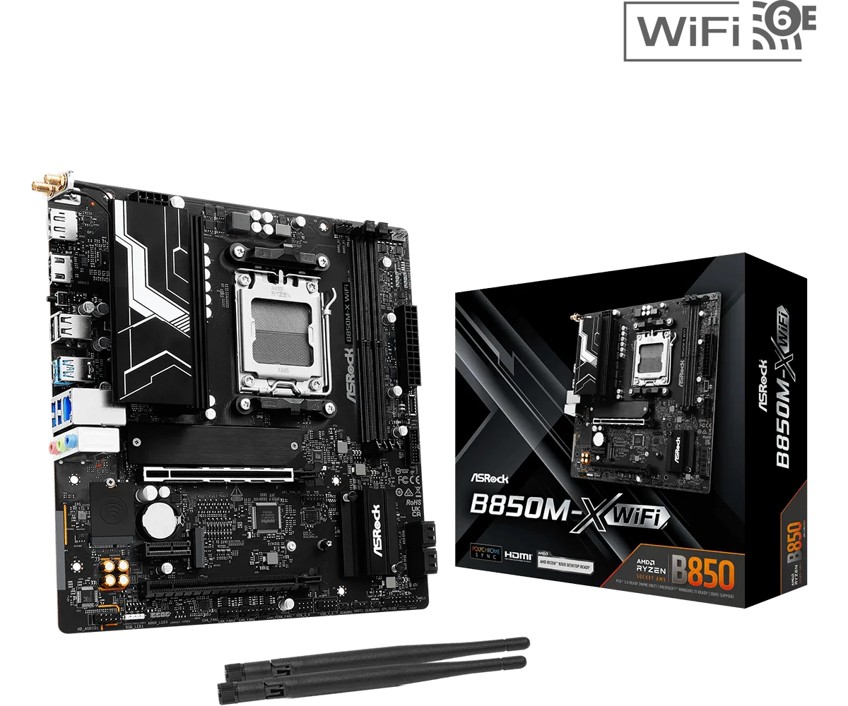 MOTHER ASROCK B850M-X WIFI AM5 DDR5