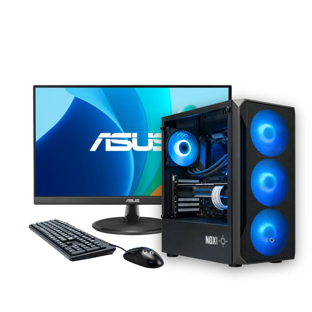 Noxi Gaming Pc Amd Ryzen 7 5700g | 16 Gb | 512gb | Wifi | Monitor 22 Asus 100hz