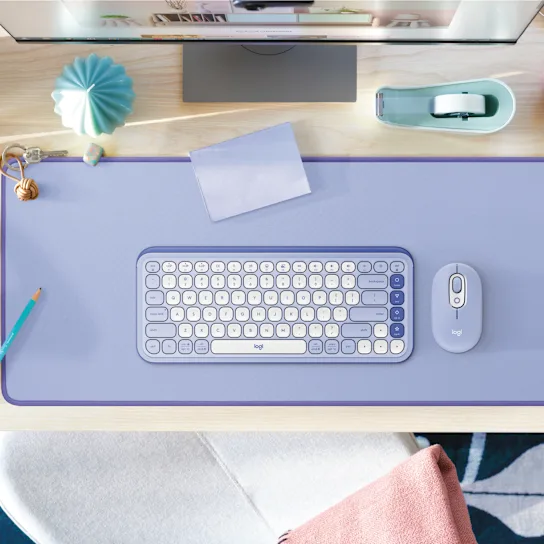 Mouse Pad Logitech 300x700mm Deskpad Lila
