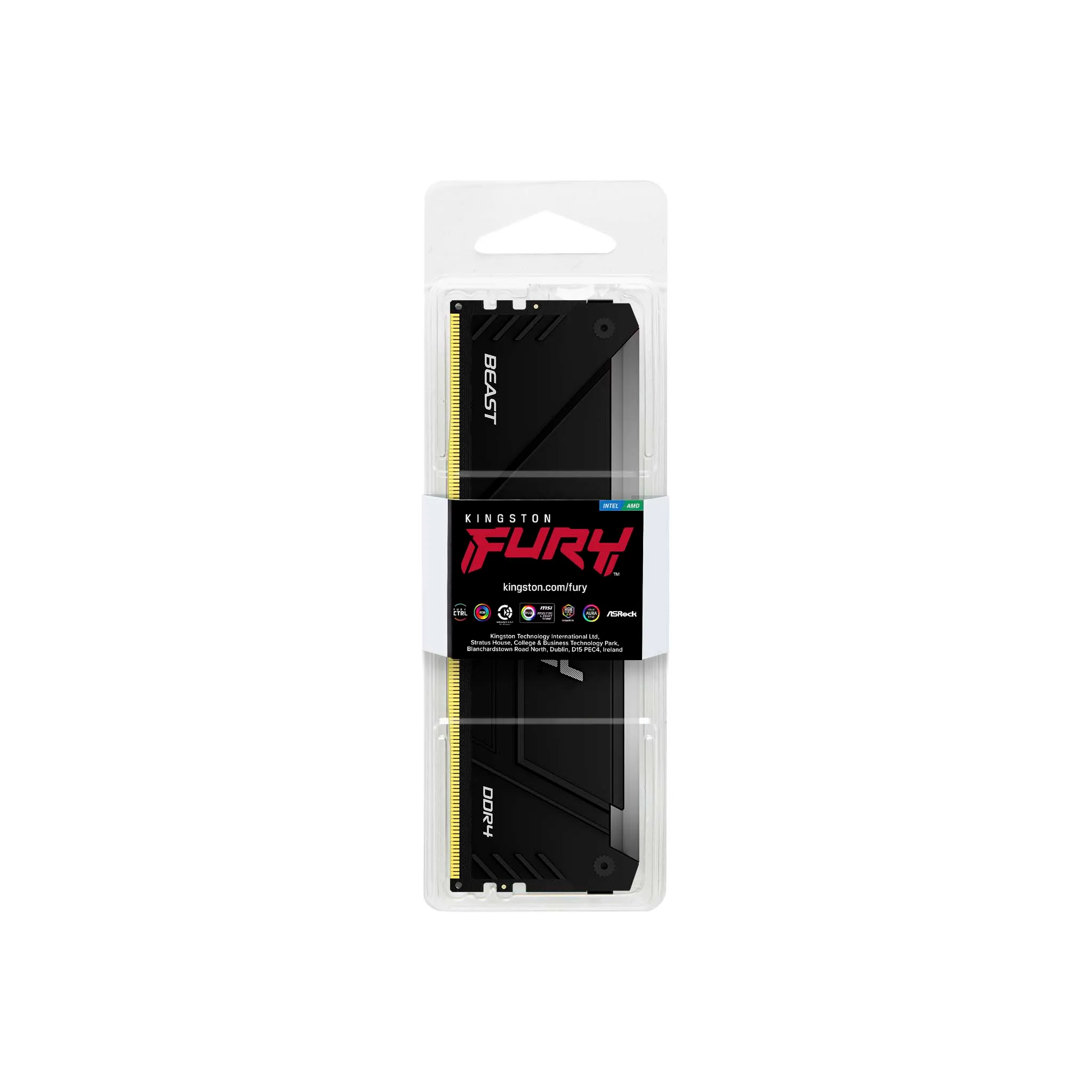 Memoria Kingston Fury Beast 16gb 3600mhz Ddr4 Rgb
