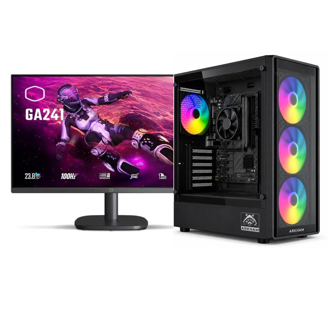 Noxi Gaming Pc Amd Ryzen 5 5600g | 16 Gb | 480 Gb | Monitor 24
