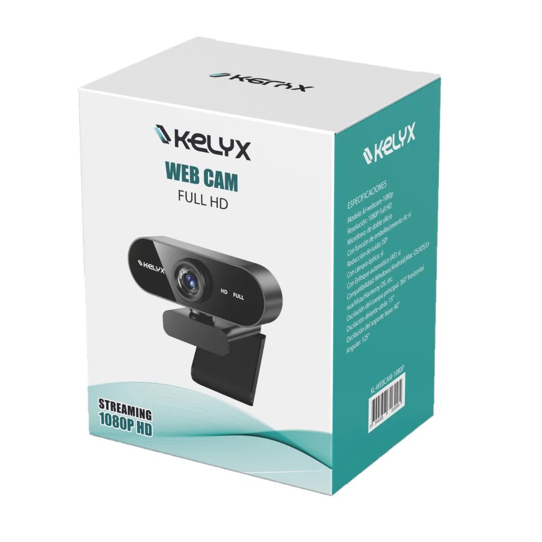 Web Cam Kelyx 1080p Full Hd C-microfono