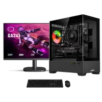 NOXI GAMING PC AMD RYZEN 5 5500  16 GB  480GB  RTX 3050  MONITOR COOLER MASTER 100HZ