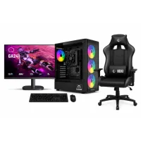 NOXI GAMING PC AMD RYZEN 5 3400G  16 GB  512GB  WIFI  MONITOR COOLER MASTER 100HZ  SILLA GAMER