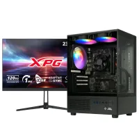 NOXI GAMING PC AMD RYZEN 5 3400G  16 GB  512 GB NVME  WIFI  MONITOR 24 XPG 120HZ