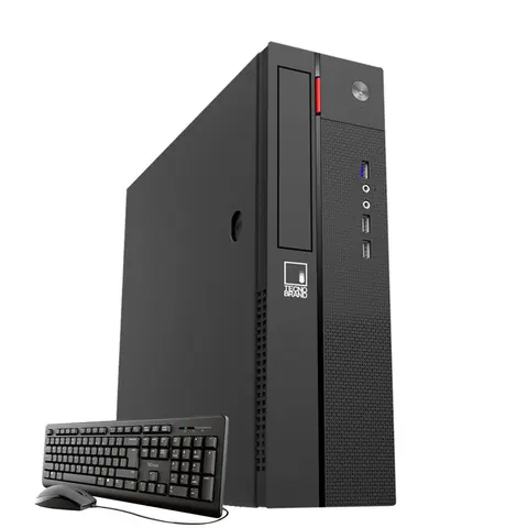 PC Tecnobrand Intel Celeron G6900 8GB 240GB SSD 1TB HDD con Kit Mouse y Teclado