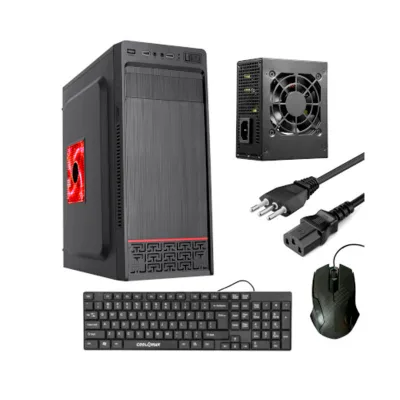 GABINETE COMBO Y FUENTE 600W