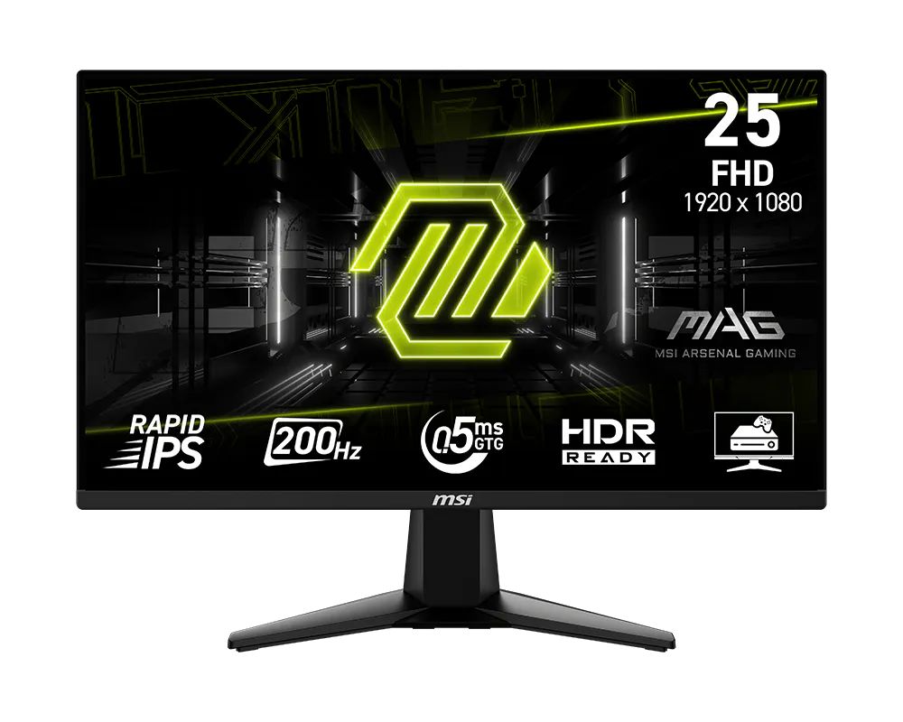 Monitor 25 Msi Mag 255f E20 Rapid Ips Fhd 200hz 0.5ms