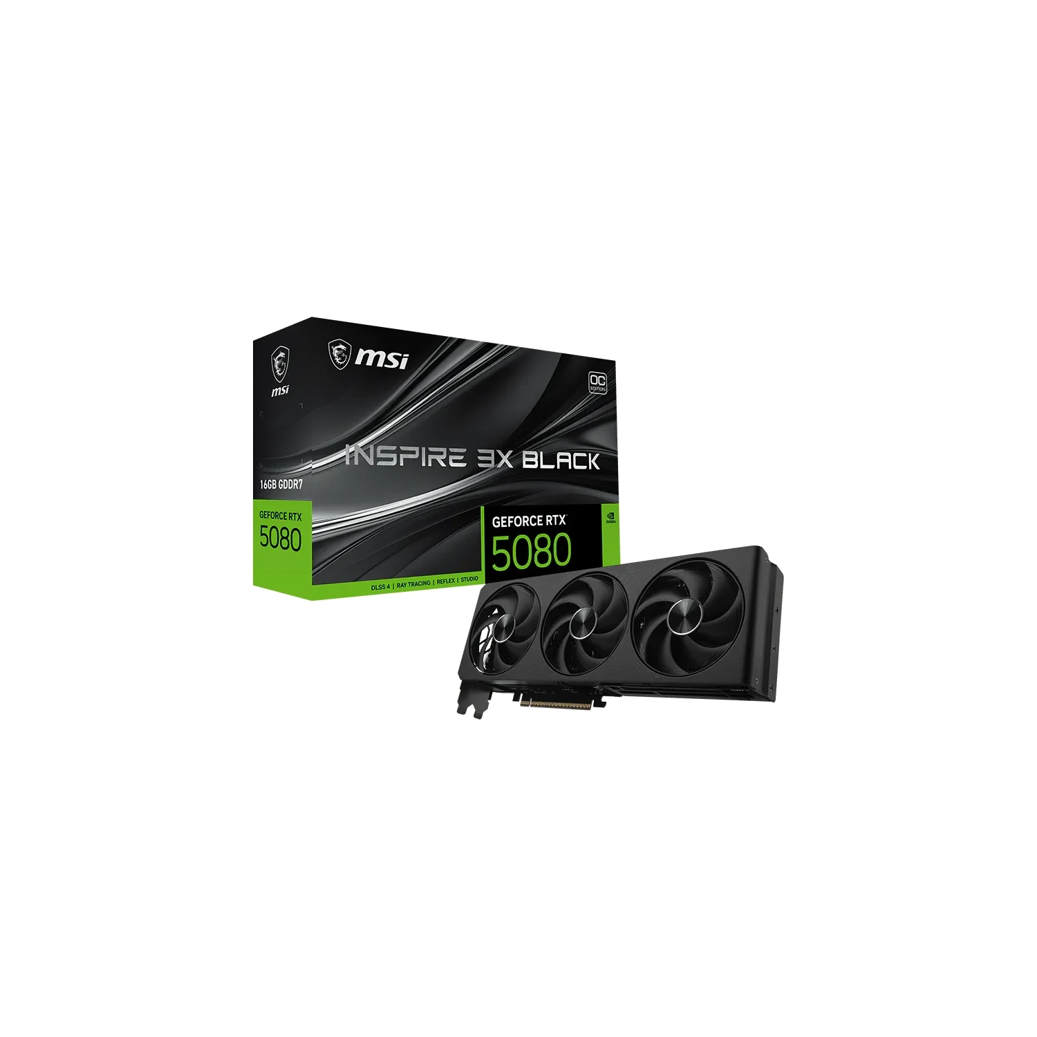 Placa Msi Nvidia Geforce Rtx 5080 16g Inspire 3x Oc