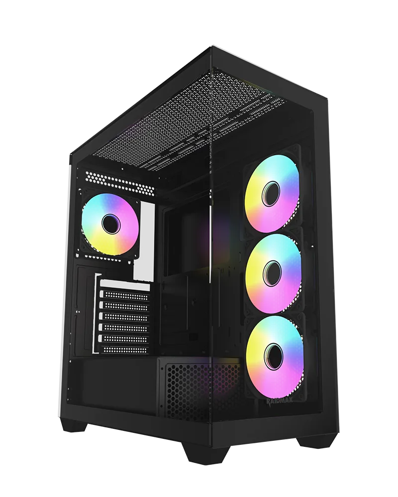 GABINETE GAMER RAIDMAX INFINITA I800 FISHTANK TG RGB