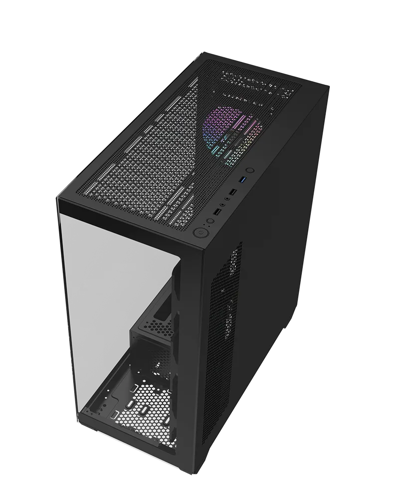 Gabinete Gamer Raidmax Infinita I800 Fishtank Tg Rgb