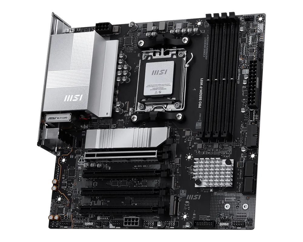 Motherboard Msi Pro B850m-p Wifi Am5 Ddr5