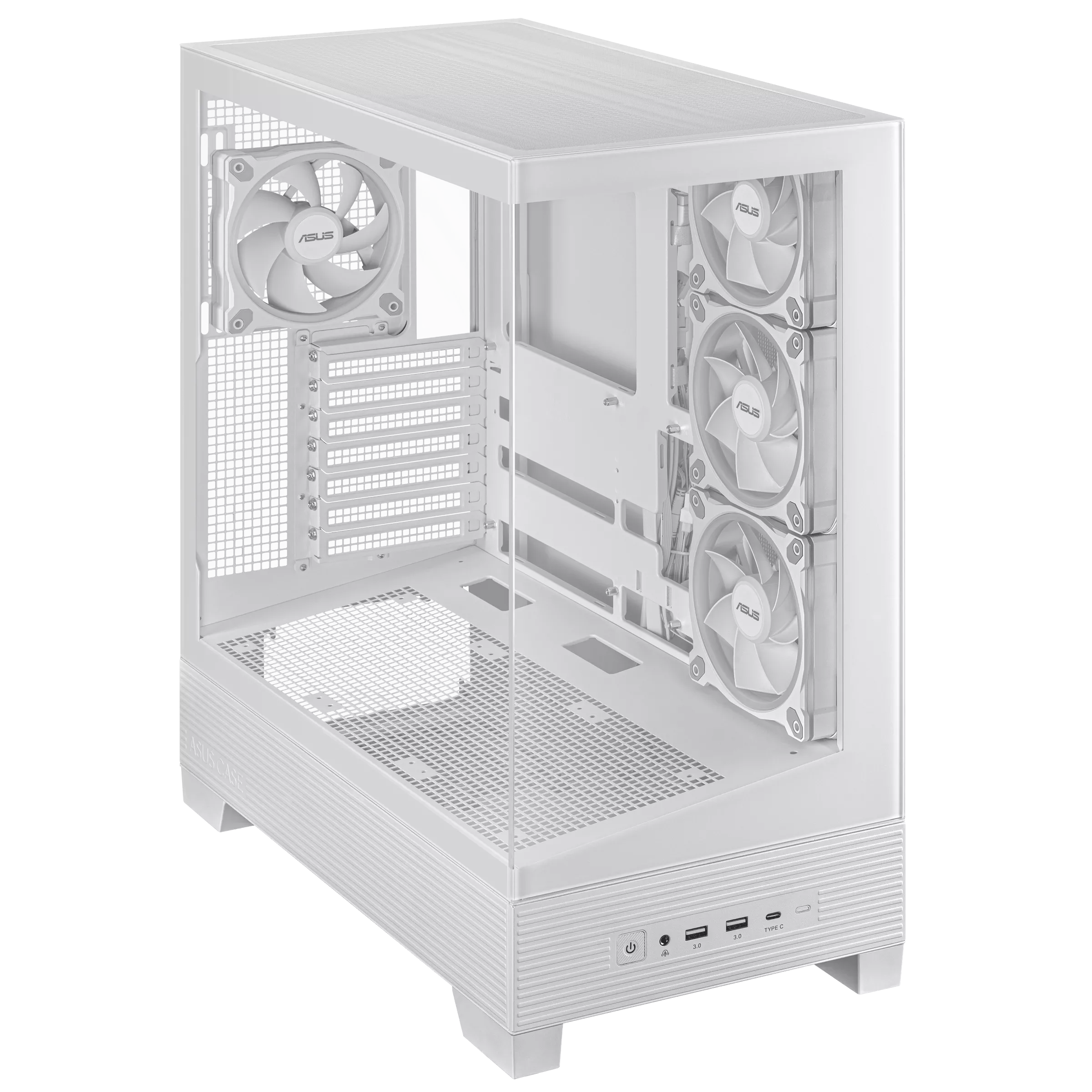 Gabinete Gamer Asus A31 Plus Tg Argb White V Templado