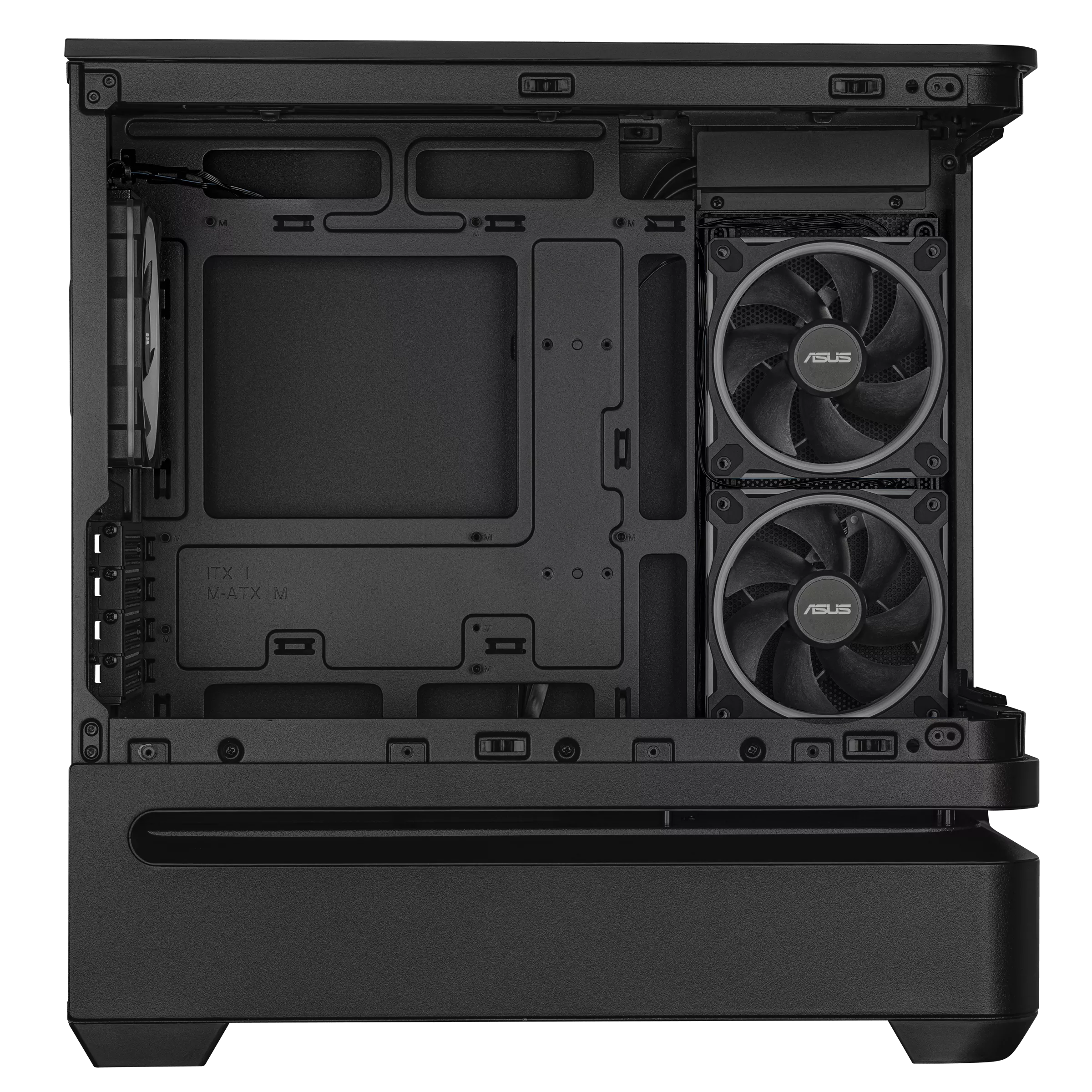 Gabinete Gamer Asus Prime Ap202 Tg Argb Black V Templado