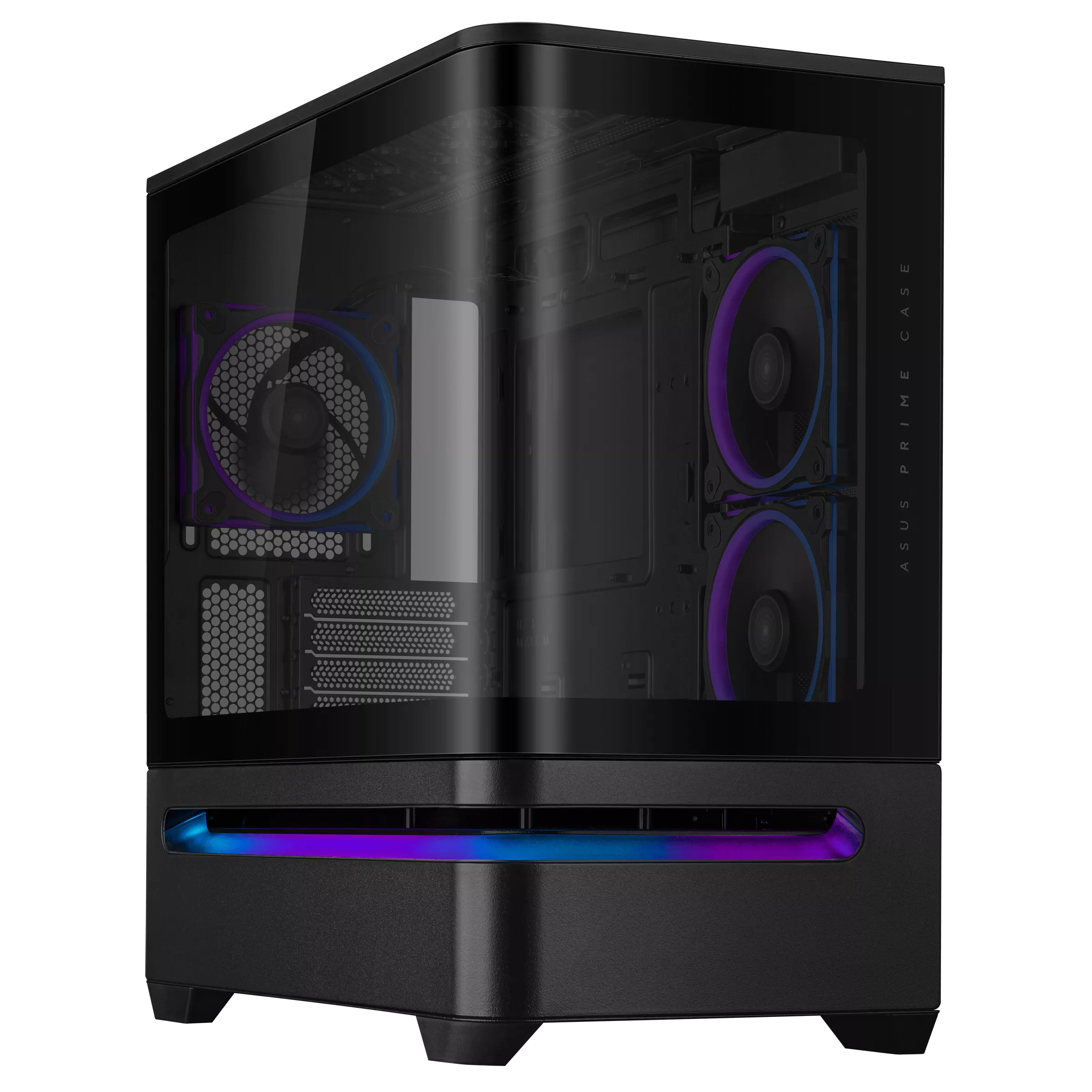 Gabinete Gamer Asus Prime Ap202 Tg Argb Black V Templado