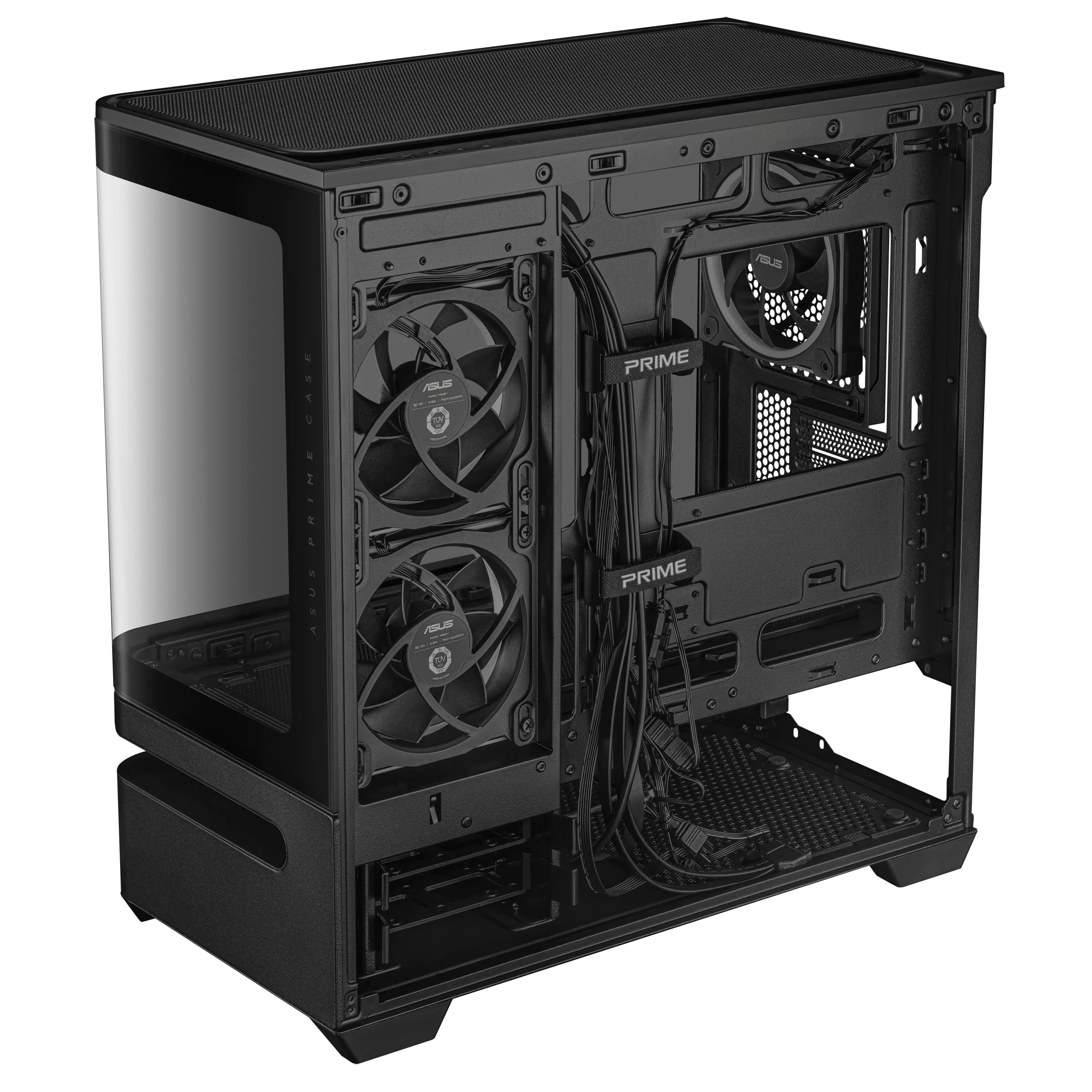 Gabinete Gamer Asus Prime Ap202 Tg Argb Black V Templado