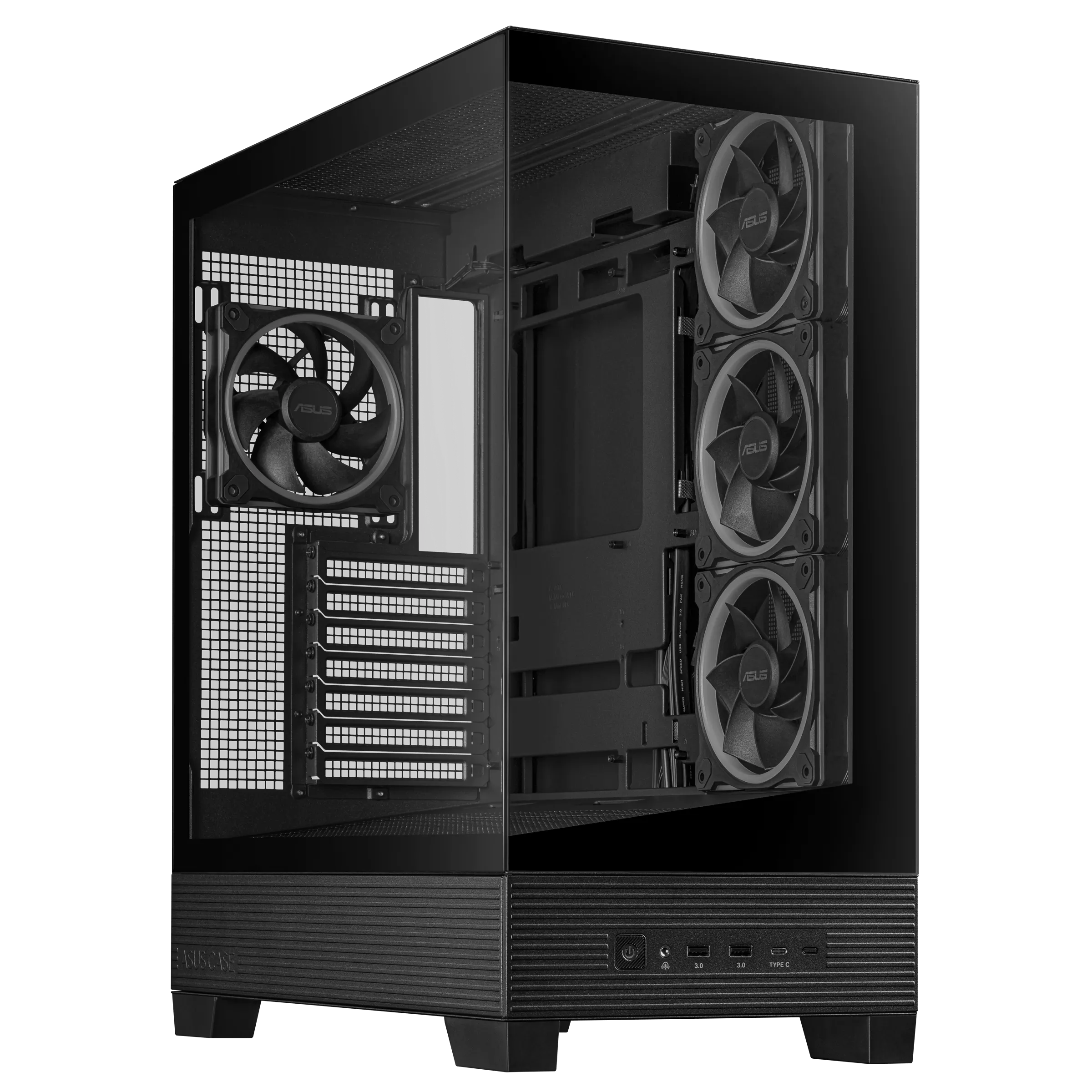 Gabinete Gamer Asus A31 Plus Tg Argb Black V Templado