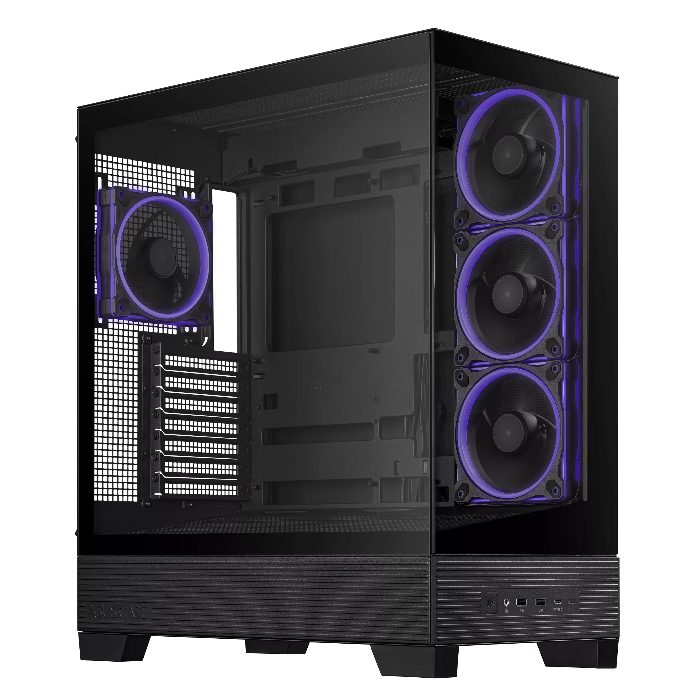 Gabinete Gamer Asus A31 Plus Tg Argb Black V Templado