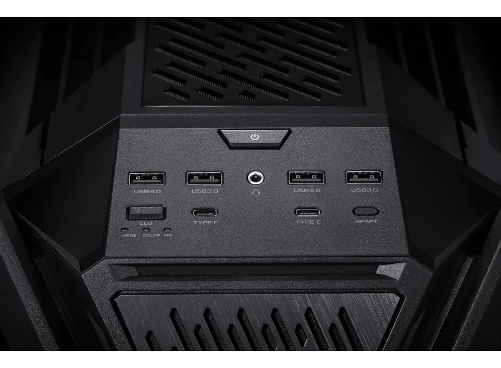 Gabinete Gamer Asus Gr701 Rog Hyperion Black V Templado