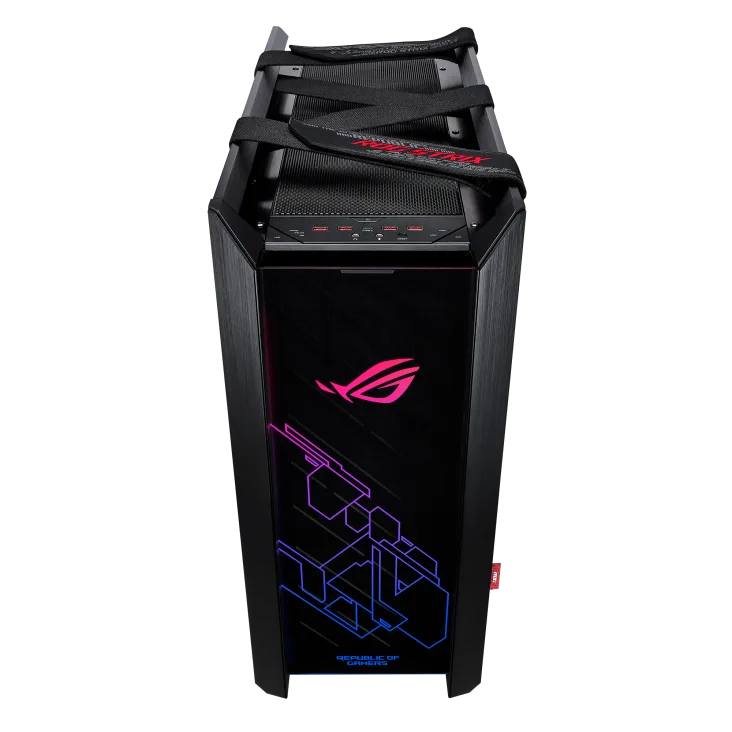 Gabinete Gamer Asus Gx601 Rog Strix Helios Rgb Black V Temp