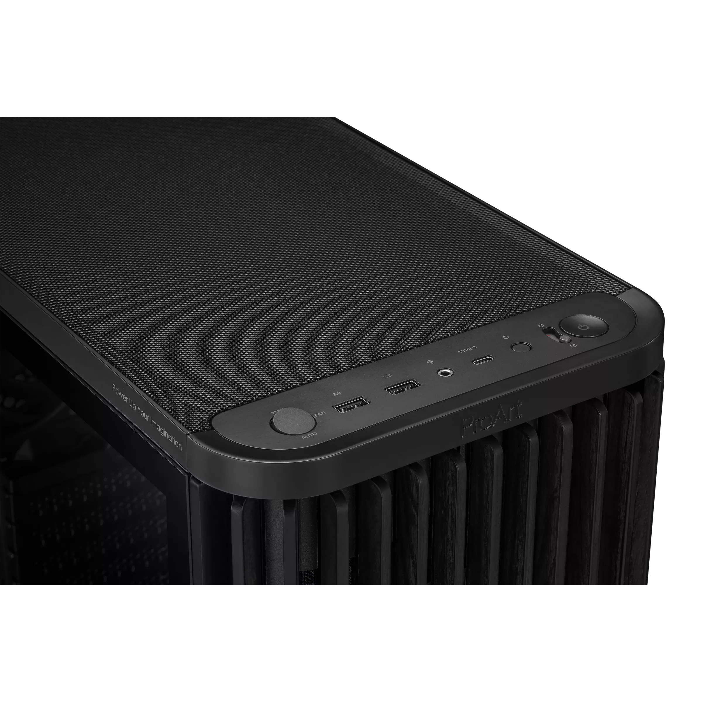 Gabinete Asus Pa401 Proart Wood E Black V Templado