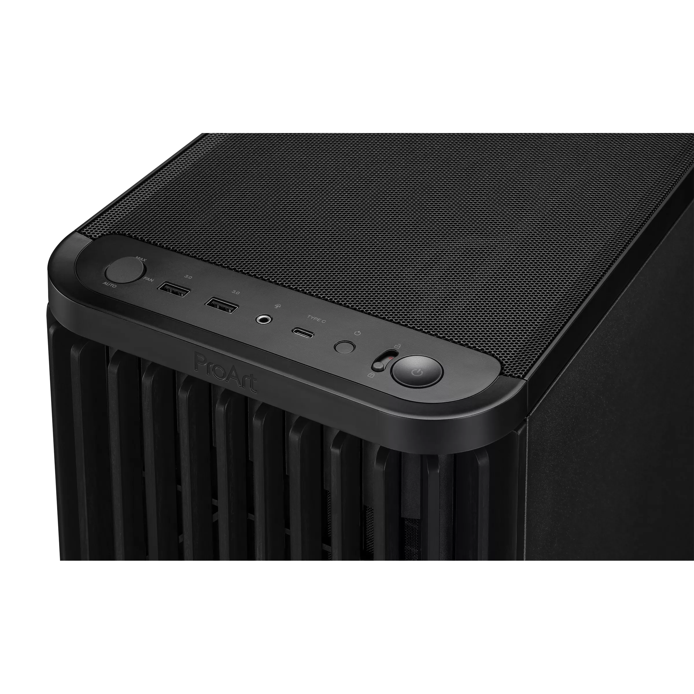 Gabinete Asus Pa401 Proart Wood E Black V Templado