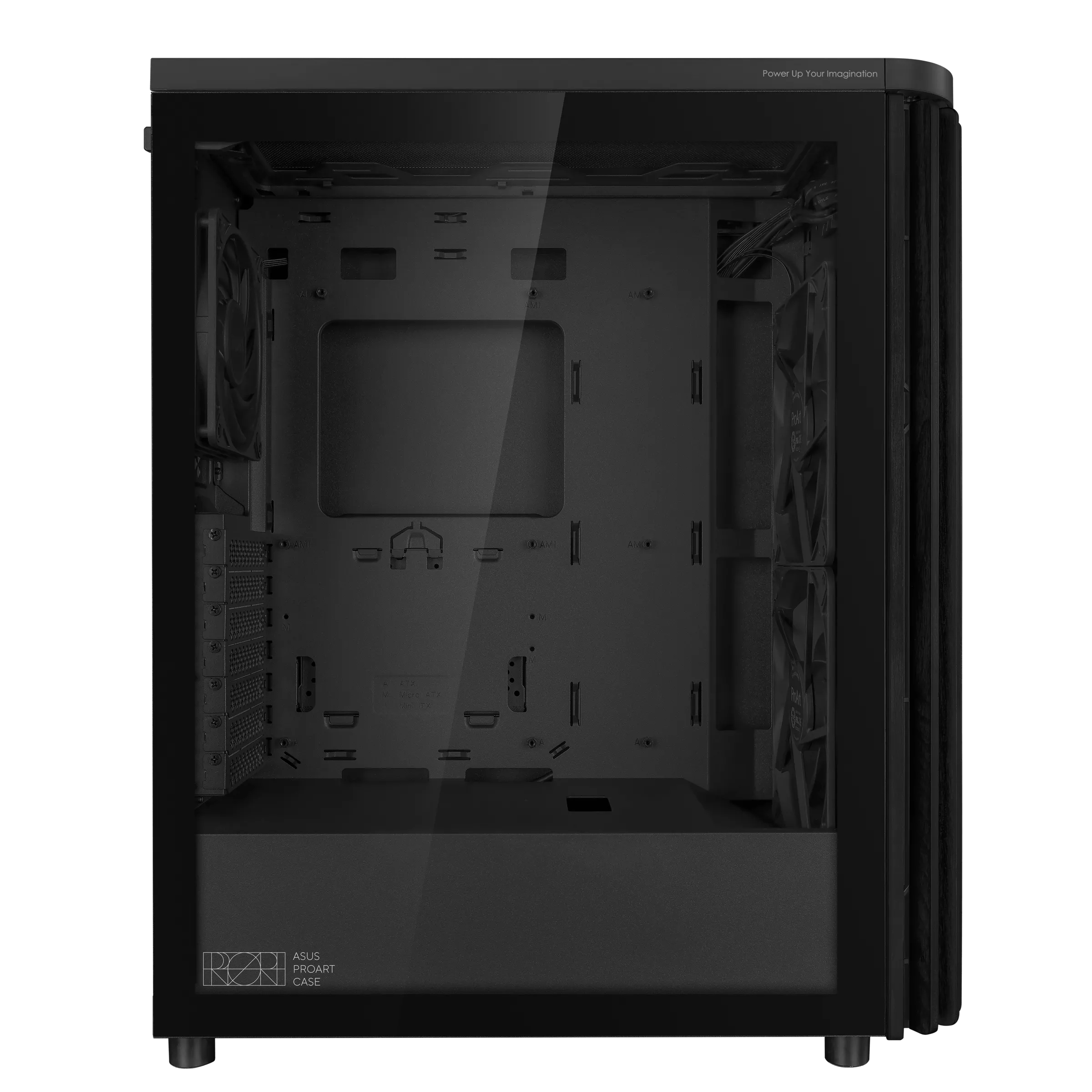 Gabinete Asus Pa401 Proart Wood E Black V Templado