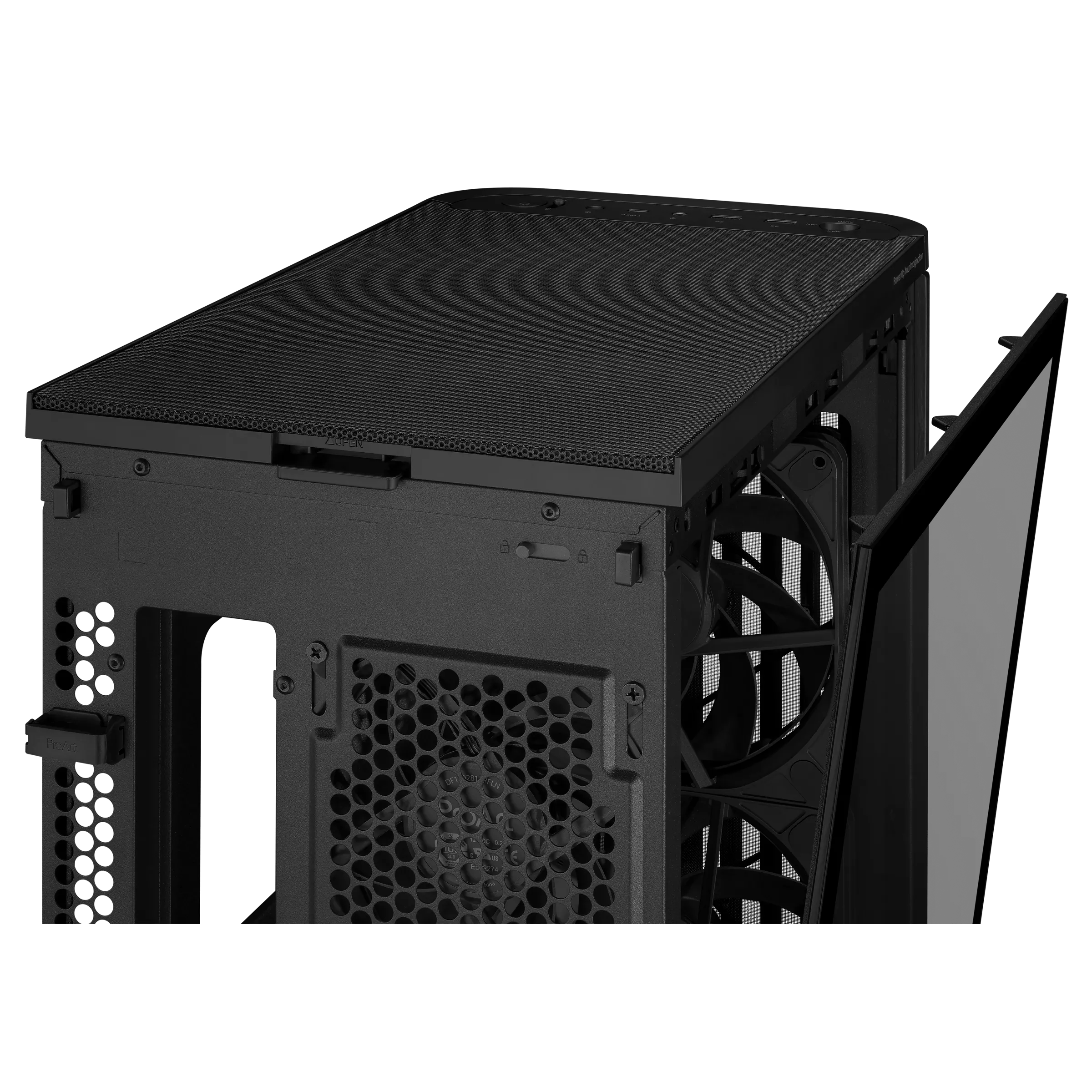 Gabinete Asus Pa401 Proart Wood E Black V Templado