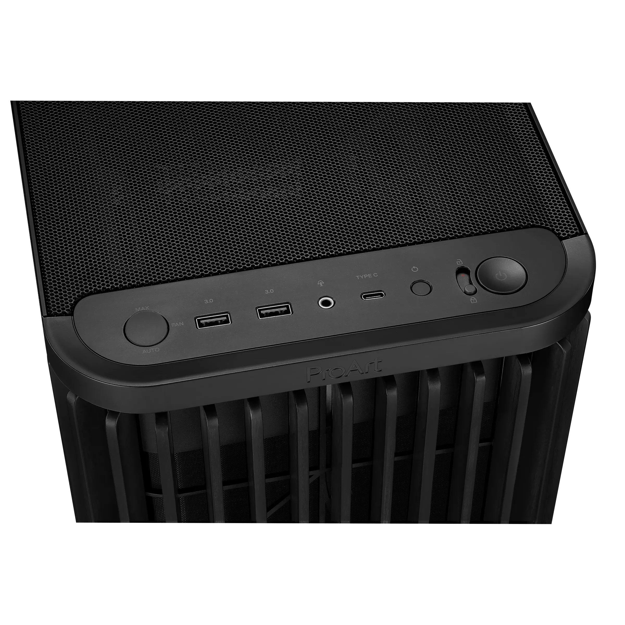 Gabinete Asus Pa401 Proart Wood Edition Metal Black