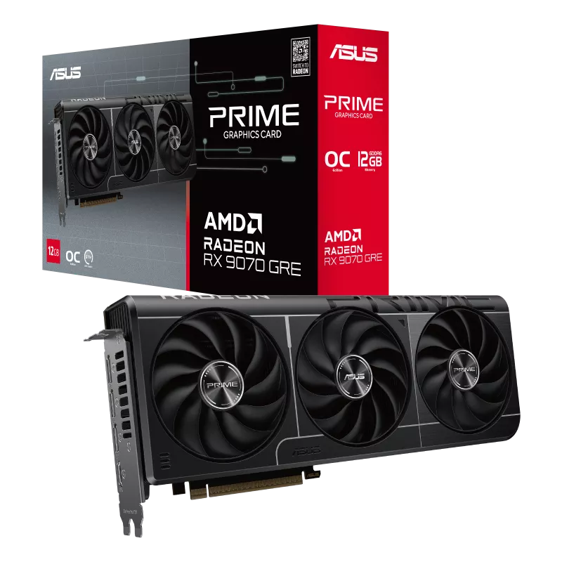 Placa De Video Asus Amd Radeon Prime Rx9070 O12g
