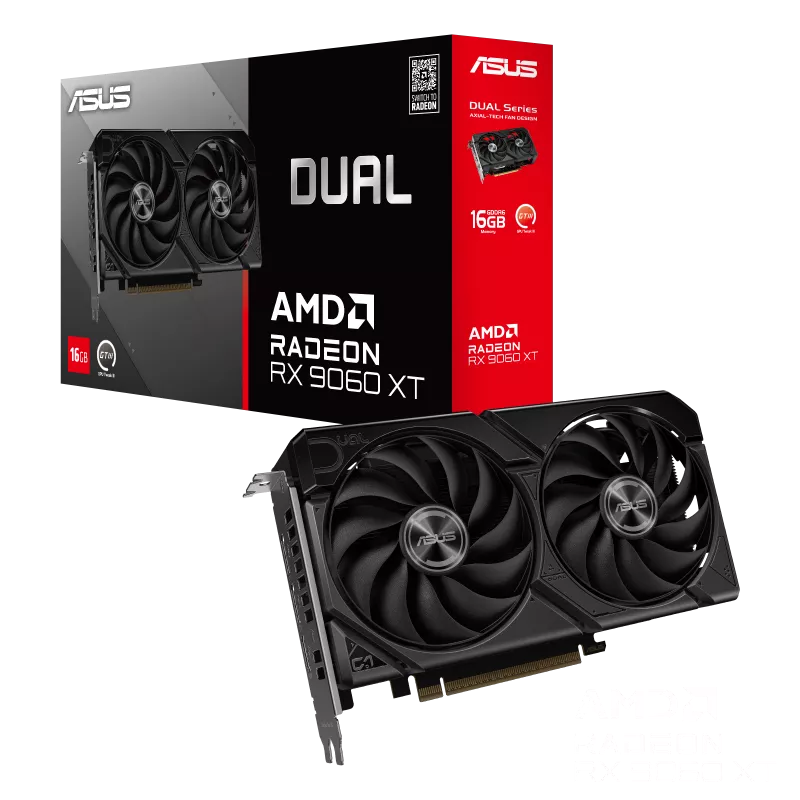 PLACA DE VIDEO RX 9060XT DUAL 16GB