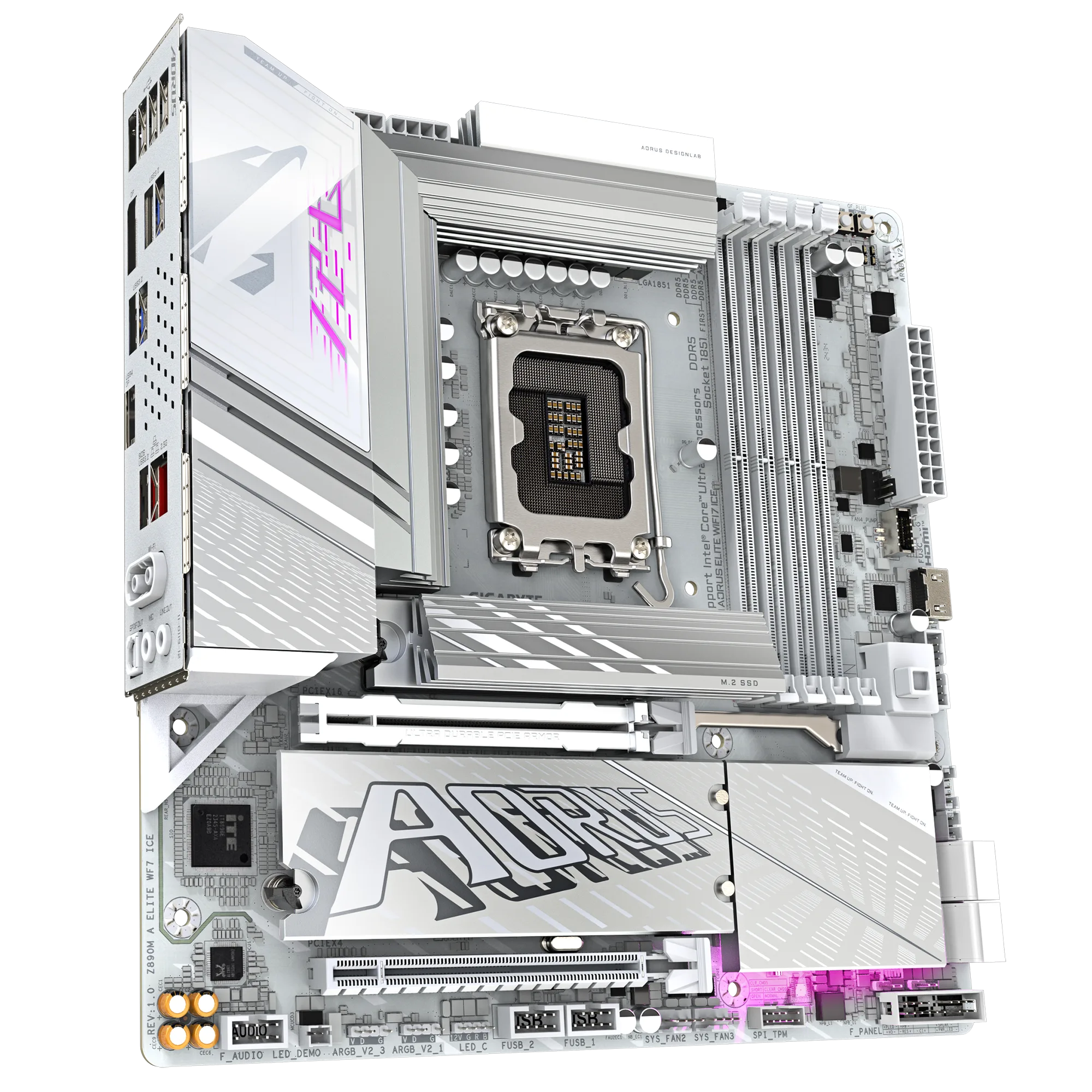 MOTHER GIGABYTE Z890M AORUS ELITE WIFI7 ICE LGA1851